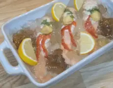 Descubre el delicioso Łosoś w galarecie: el plato típico de Polonia que debes probar