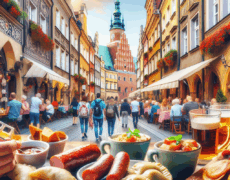 Descubre el sabor auténtico de Polonia: Pierogi y Kielbasa, una deliciosa experiencia gastronómica